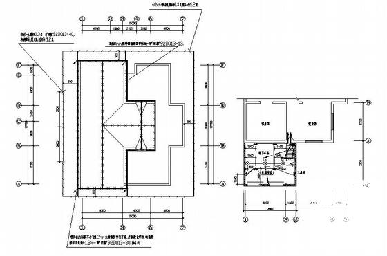上3层别墅小区电气CAD施工图纸（三级负荷，第三类防雷）(火灾报警) - 4