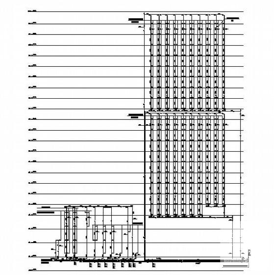 22层五星级酒店给排水消防CAD施工图纸 - 2