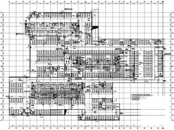 3万平地下停车库给排水CAD图纸 - 2