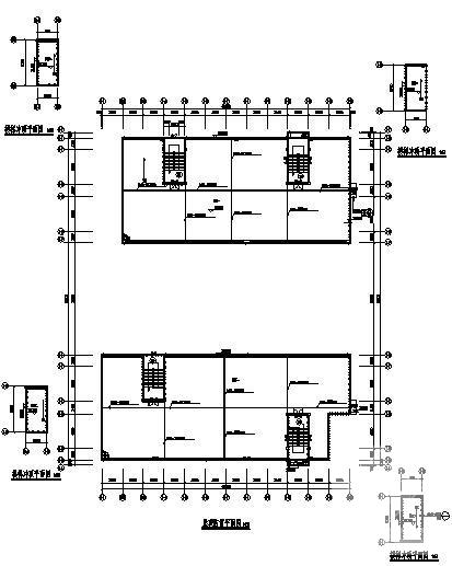 6层学院宿舍楼电气CAD施工图纸 - 3