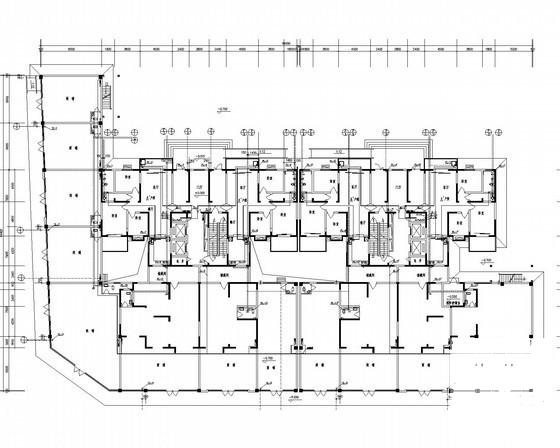 26层商住楼给排水消防CAD施工图纸(卫生间详图) - 1
