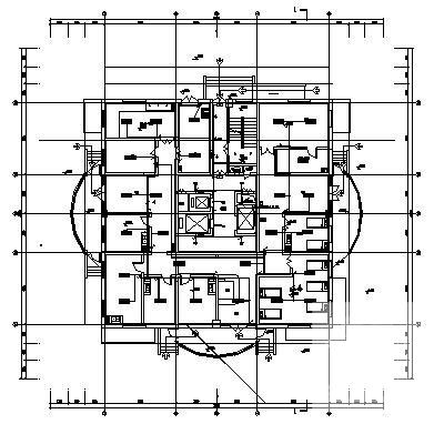 上20层八角楼工程电气CAD施工图纸（二级负荷） - 2