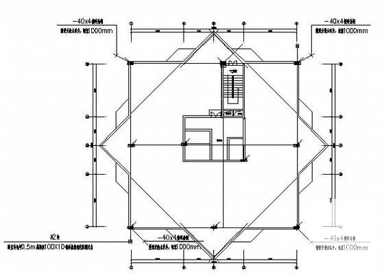 上20层八角楼工程电气CAD施工图纸（二级负荷） - 4