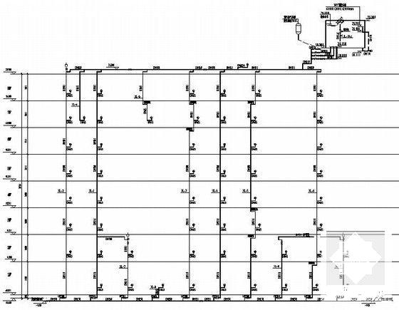 8层医院综合楼给排水消防CAD施工图纸 - 4