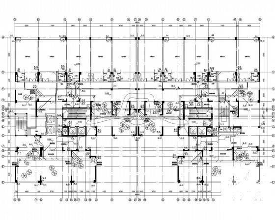 27层商住楼给排水消防CAD施工图纸 - 2