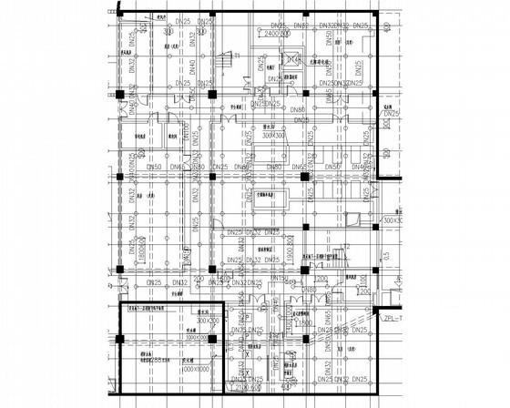 城市展示馆给排水消防CAD施工图纸（S型DKL热气溶胶自动灭火系统） - 4