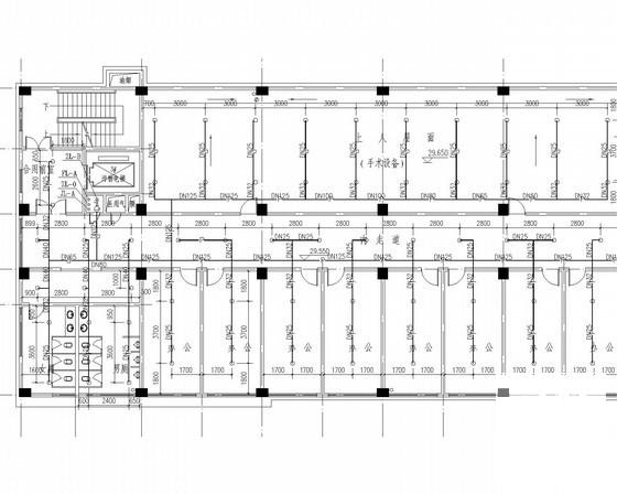 17层县医院门诊住院综合楼给排水消防CAD施工图纸（水电） - 1