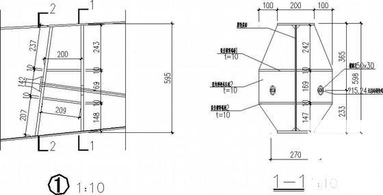 单层门式刚架厂房加固结构图纸（7度抗震） - 3