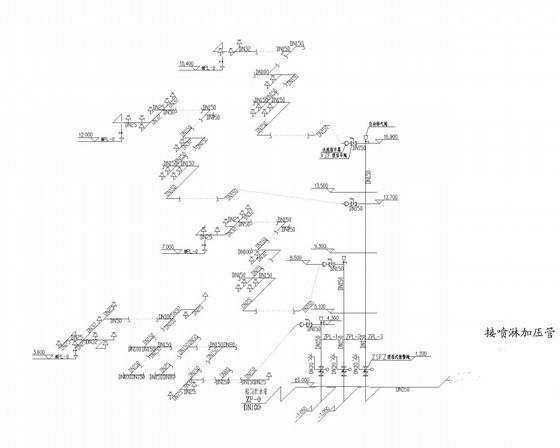 4层中医院门诊楼给排水消防CAD施工图纸 - 5