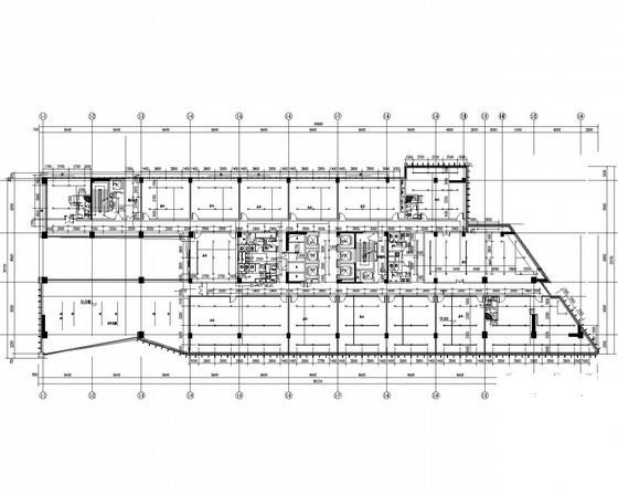 16层综合体给排水消防CAD施工图纸（七氟丙烷灭火） - 2