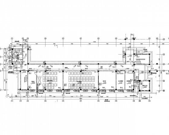 4层小学建筑群给排水消防CAD施工图纸（雨水收集） - 1