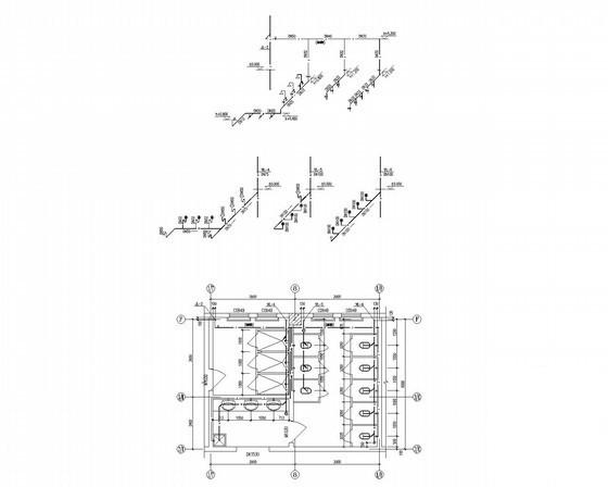 3层耐火一级厂房给排水消防CAD施工图纸（消防炮） - 2