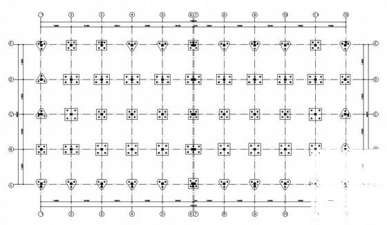 多层框架结构厂房结构设计CAD图纸（桩基础，7度抗震）(梁平法施工图) - 1