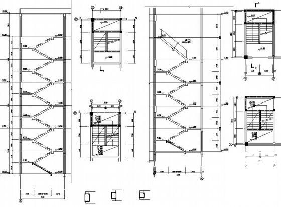 多层框架结构厂房结构设计CAD图纸（桩基础，7度抗震）(梁平法施工图) - 4