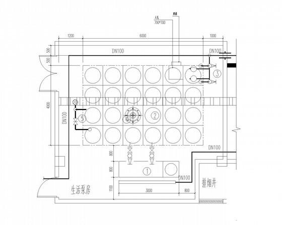 9层卫生服务中心给排水消防CAD施工图纸（系统全） - 3