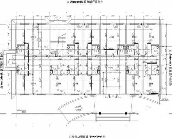 5层公寓给排水消防CAD施工图纸 - 1