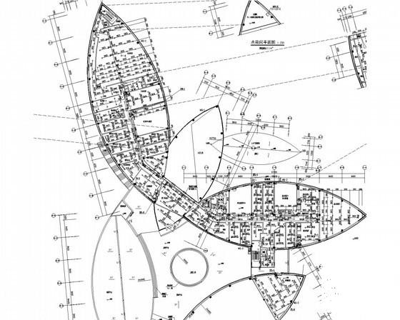 2层著名博物馆给排水消防CAD施工图纸 - 3