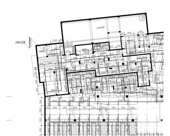 14层城中村改造工程给排水消防CAD施工图纸（甲级设计院2015最新设计）(自喷系统原理图) - 3