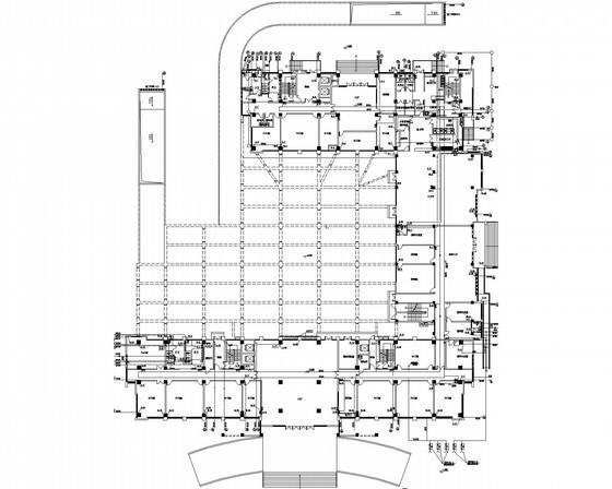 一类8层办公综合楼给排水消防CAD施工图纸（系统图纸全） - 1