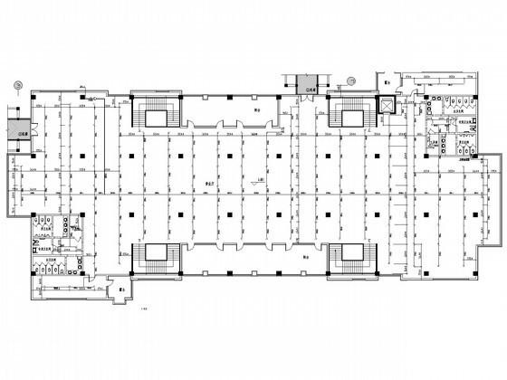 2层中心商业区给排水消防CAD施工图纸 - 3