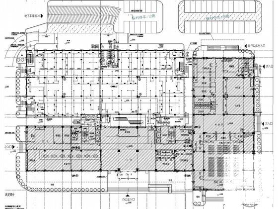 4层办公大楼扩建工程给排水消防CAD施工图纸（甲级设计院15年最新设计） - 1
