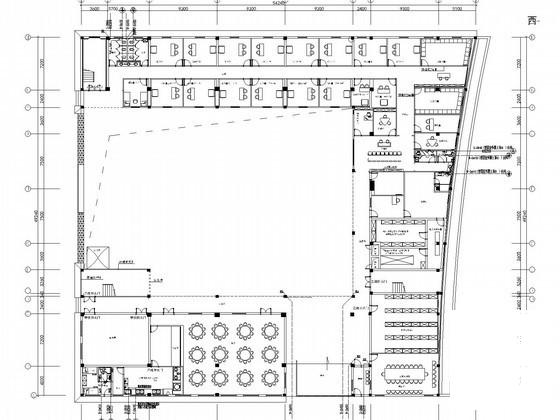 4层办公楼给排水电CAD施工图纸（15年最新设计） - 1