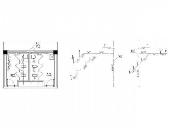 4层办公楼给排水电CAD施工图纸（15年最新设计） - 4