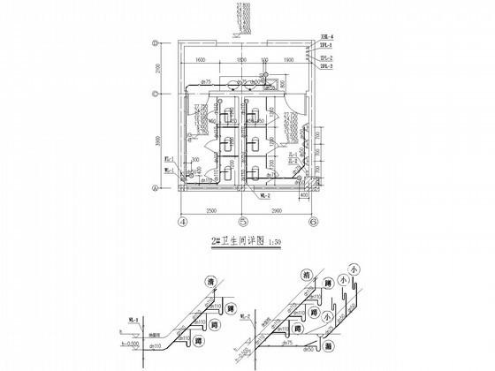 经济合作社给排水消防CAD施工图纸 - 3