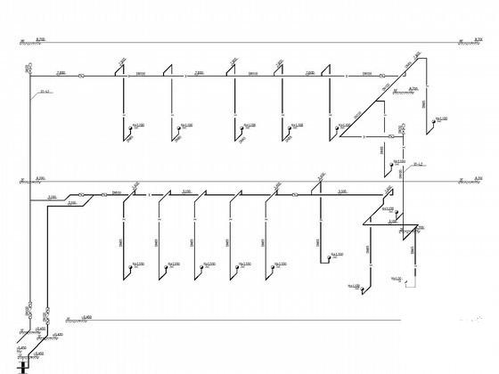 汽车工厂给排水消防CAD施工图纸（热气溶胶太阳能） - 4