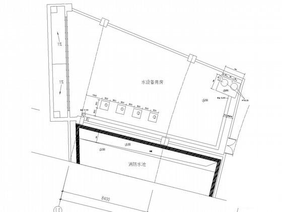 5层医学研究所给排水消防CAD施工图纸(自动喷水灭火系统) - 4