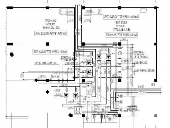 22层大学出版社及综合楼给排水消防CAD施工图纸 - 2