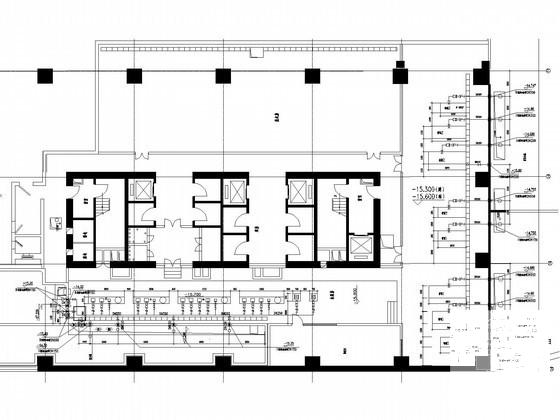 41层超高层综合大厦给排水消防CAD施工图纸(泵房管道系统图) - 2