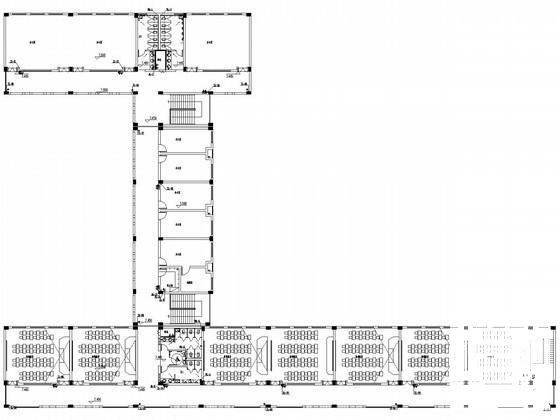 3层小学教学楼给排水消防CAD施工图纸（冷凝水系统） - 1