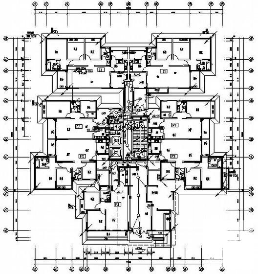18层大厦电气CAD施工图纸（人防）(节能设计说明) - 1
