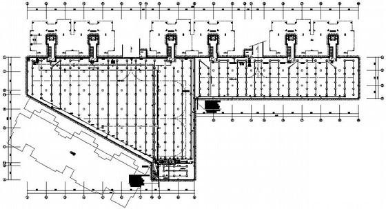 下1层小区地下车库电气CAD施工图纸 - 2