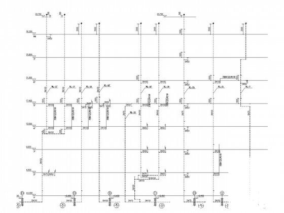 7层门诊住院综合楼给排水消防CAD施工图纸(自喷系统原理图) - 2