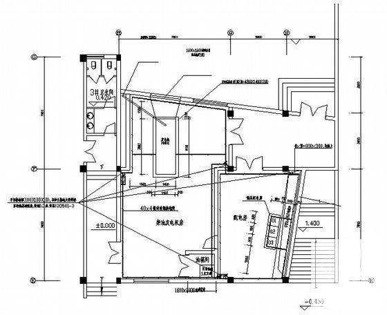 地上6层酒店室外景观电气CAD施工图纸 - 1