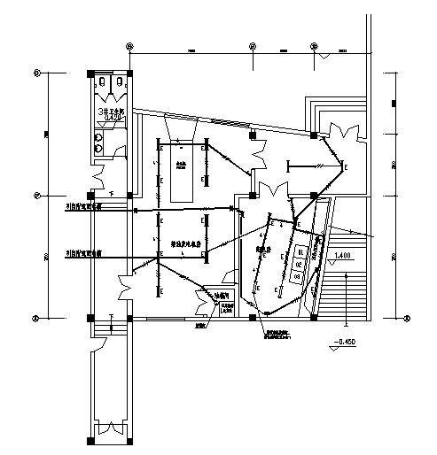 地上6层酒店室外景观电气CAD施工图纸 - 2