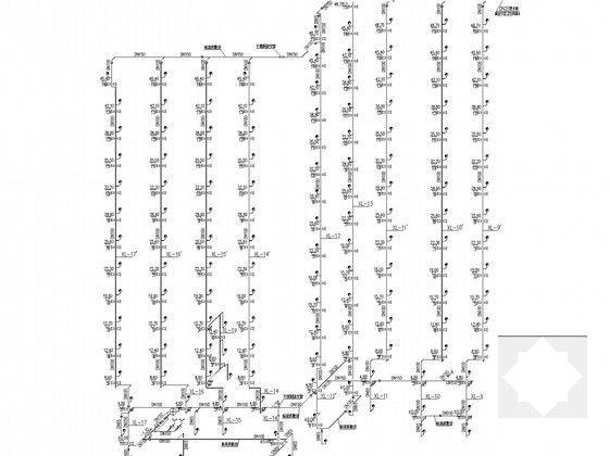 15层校区综合楼给排水消防CAD施工图纸(自动喷水灭火系统) - 4