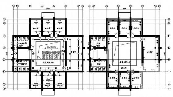 有限公司地上3层办公楼电气CAD施工图纸（二级负荷） - 1