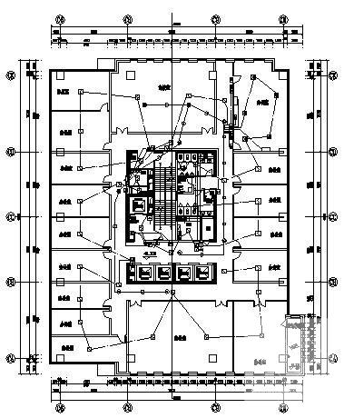 地上14层综合楼电气消防CAD施工图纸（一类高层）(紧急广播系统) - 2