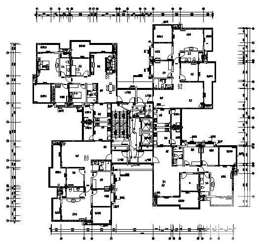 32层综合楼电气消防CAD施工图纸(联动控制系统) - 1