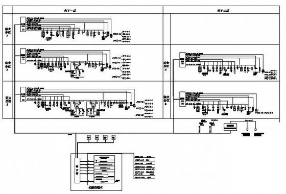 32层综合楼电气消防CAD施工图纸(联动控制系统) - 3
