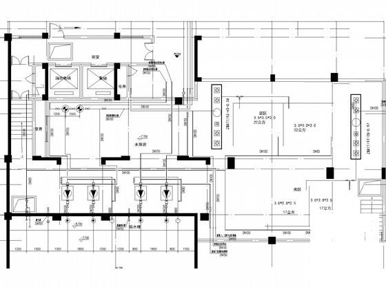 高层住宅楼小区给排水消防CAD施工图纸 - 2