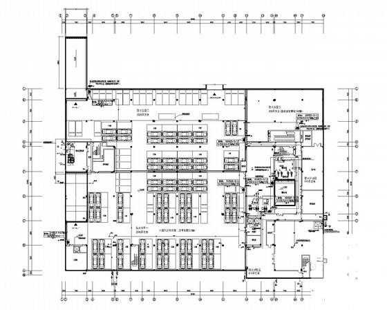 5层监控中心给排水CAD施工图纸 - 1