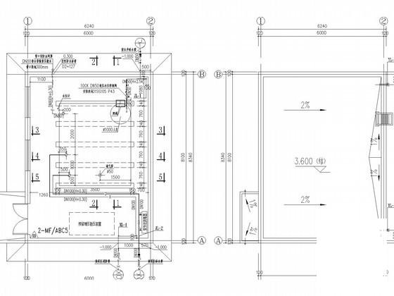 粮库迁建工程给排水消防CAD施工图纸 - 4