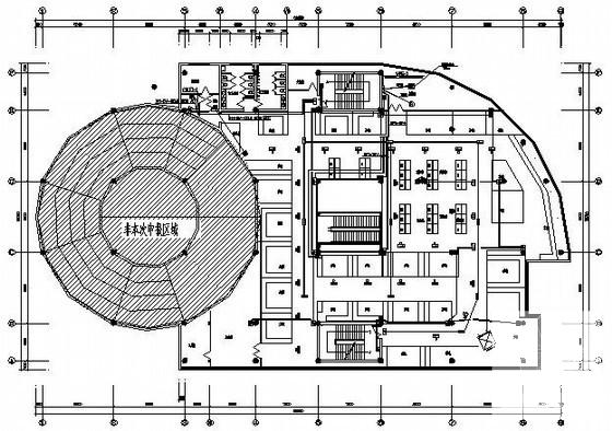 两层公司室内装修工程电气CAD施工图纸(火灾自动报警) - 1