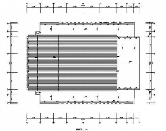 3层大学礼堂给排水设计CAD施工图纸(自动喷水灭火系统) - 1