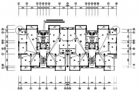 11层住宅楼电气CAD施工图纸（二类高层） - 2