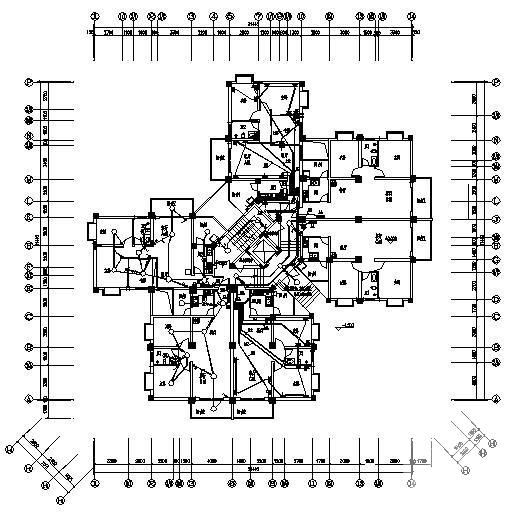 11层住宅楼电气CAD施工图纸 - 1